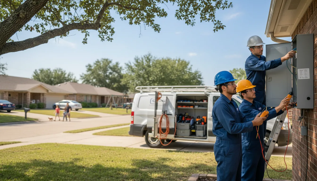 Certified electrician providing emergency electrical services in Milford, KS